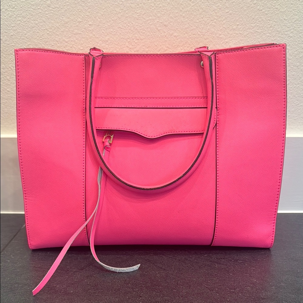 Rebecca Minkoff Neon Pink Structured Tote